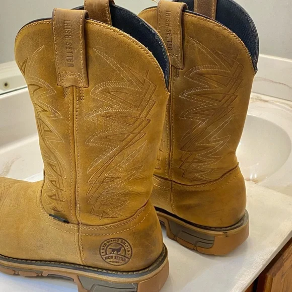 IRISH SETTER Works, Men’s Cowboy work boots Size 9, great condition clean - Picture 6 of 10